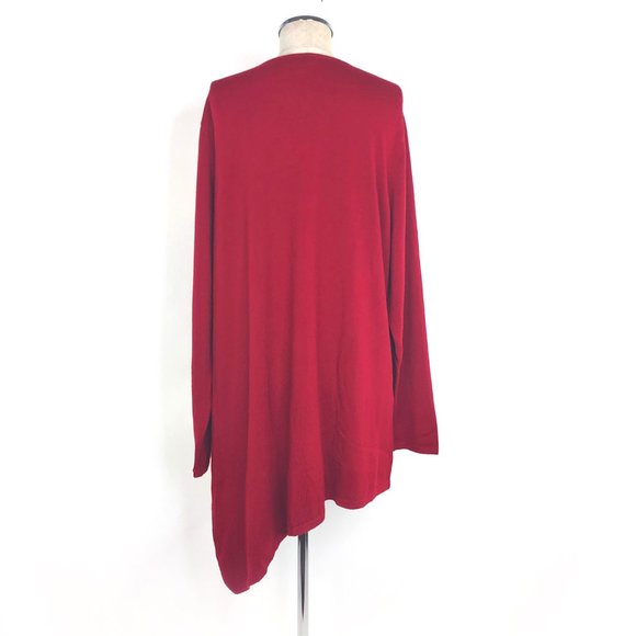 SUSAN GRAVER Asymmetrical Sweater Tunic #BC13 - Picture 6 of 9